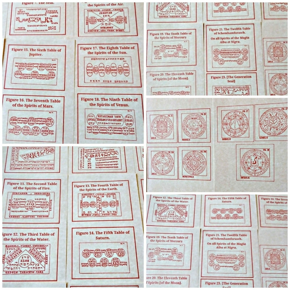 COPY - 38 Seals Set 6th & 7th Books of Moses